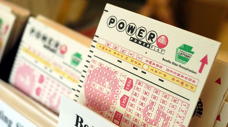 File photo of a lottery ticket