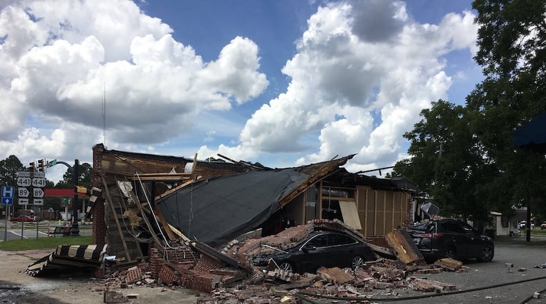 The explosion in Homerville seriously injured two employees and a customer, authorities said.