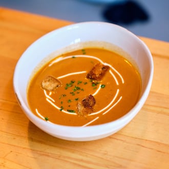 Ocean & Acre’s Lobster Bisque. (Courtesy of Ocean & Acre/Brandon Amato)