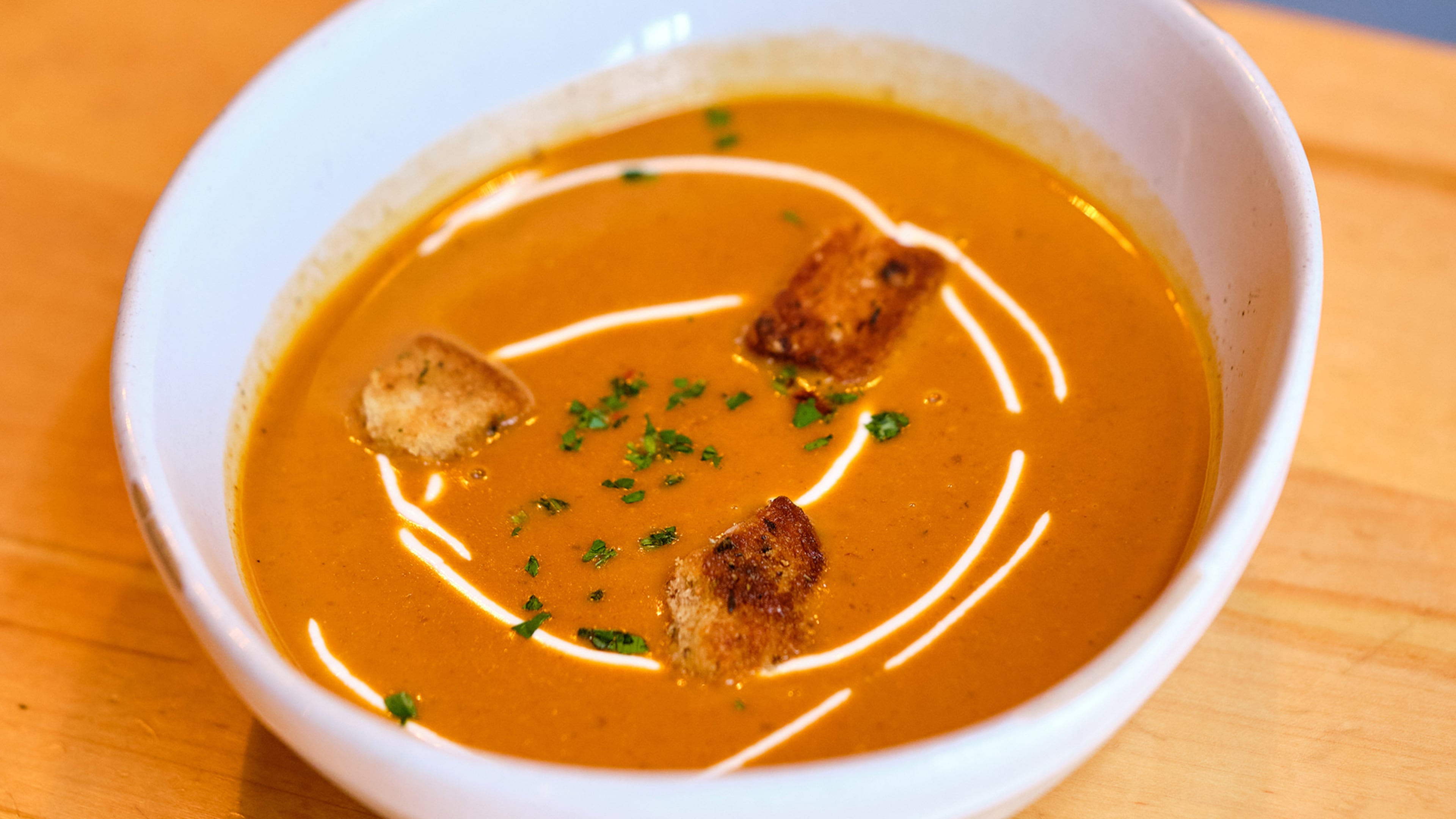 Ocean & Acre’s Lobster Bisque. (Courtesy of Ocean & Acre/Brandon Amato)