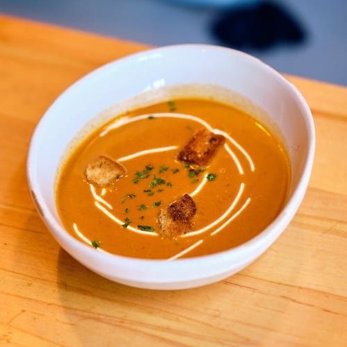 Ocean & Acre’s Lobster Bisque. (Courtesy of Ocean & Acre/Brandon Amato)