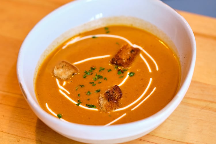 Ocean & Acre’s Lobster Bisque. (Courtesy of Ocean & Acre/Brandon Amato)