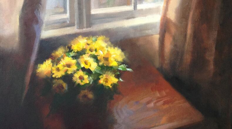 Artist Fran Milner’s “Morning Light” is among the works on display as part of the “Art is the Only Way” exhibit in Norcross.
