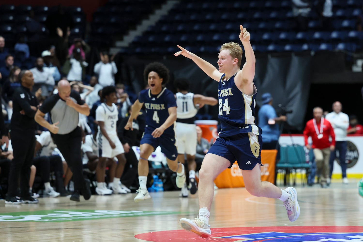 4A Boys State Championship game between St. Pius X and Pace Academy