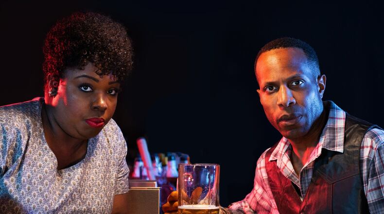 The cast of True Colors Theatre’s “East Texas Hot Links” includes Maiesha McQueen and Eugene H. Russell IV. CONTRIBUTED BY RICHARD ANTHONY EVANS