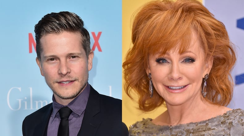 Matt Czuchry and Reba McEntire are in separate pilots shooting in Atlanta. CREDIT: Getty Images