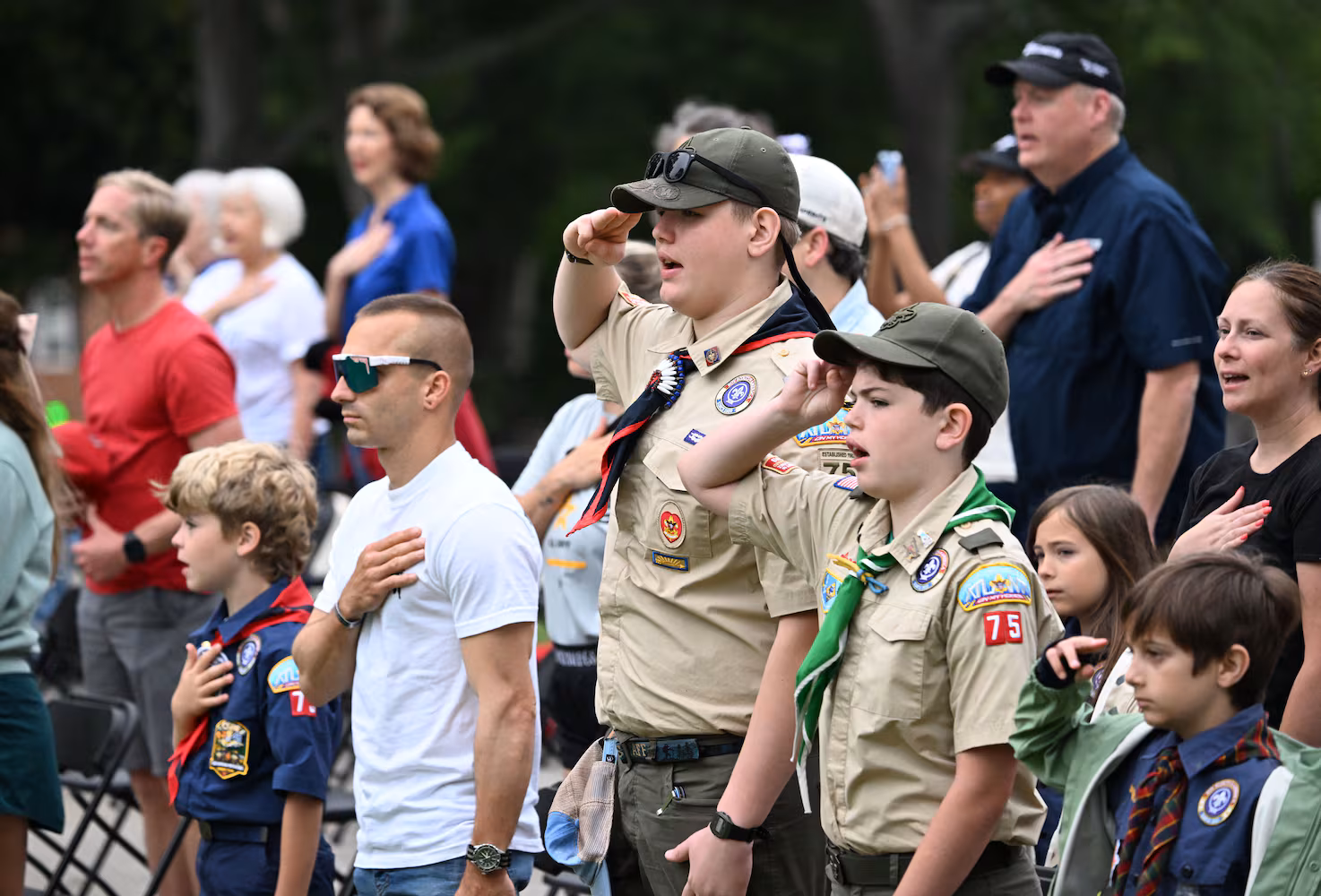 Memorial Day Flag Placement