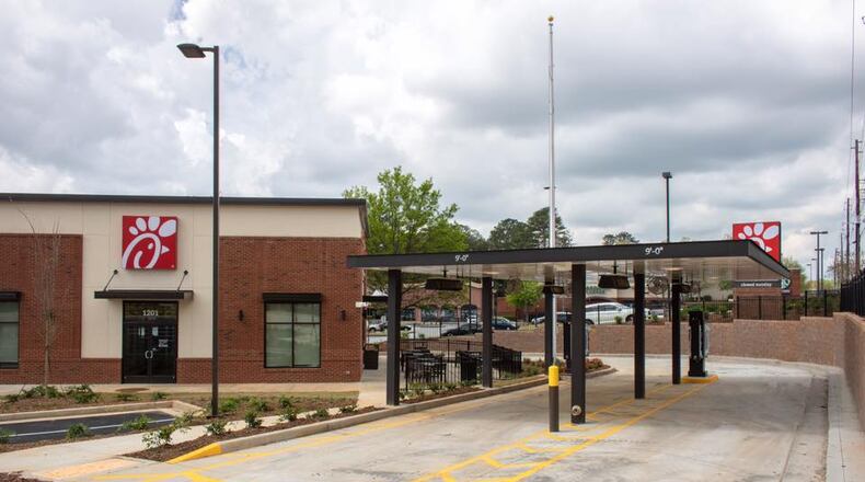 Chick-fil-A at 1201 Johnson Ferry Road in Marietta will have two drive-thru lanes and expanded face-to-face ordering system.