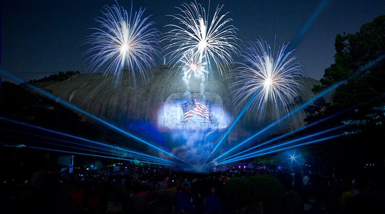 Fantastic Fourth Celebration at Stone Mountain Park features the Lasershow Spectacular with new breathtaking fire effects and a Patriotic Fireworks display happening every night July 2 – 5.