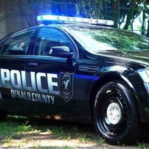 A 56-year-old woman was killed and her 14-year-old grandson was seriously injured when they were struck Thursday by a vehicle being chased by DeKalb police. (AJC file)