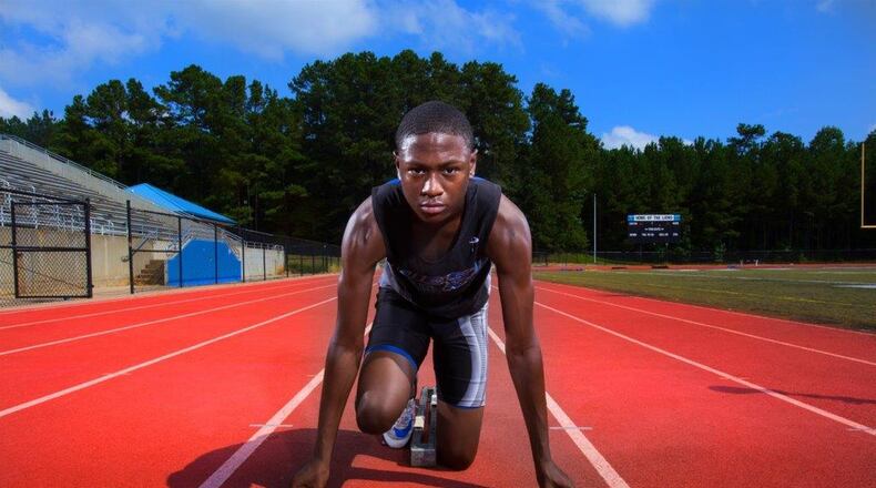 Cameron Murray, 2017 boys track athlete of the year (Photo courtesy of Nydia Murray)