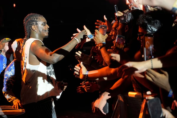 Young Thug performs during the Summer Smash Music Festival on Sunday, June 22, 2025, in Bridgeview, Ill. (Photo by Rob Grabowski/Invision/AP)