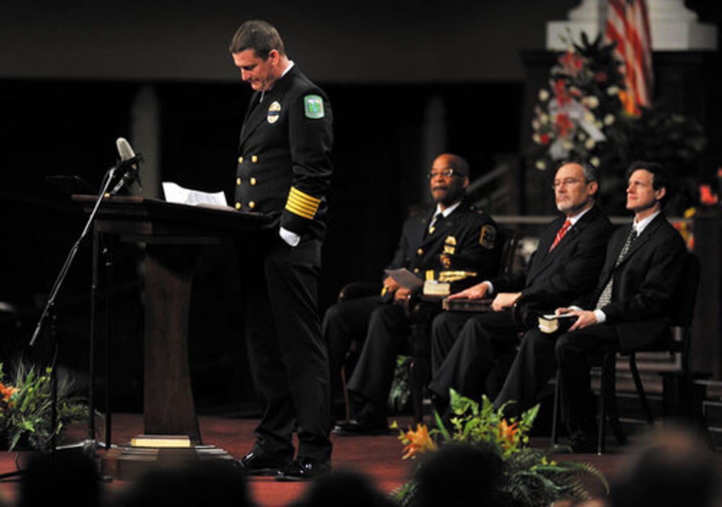 Funeral for Lt. Mike Vogt