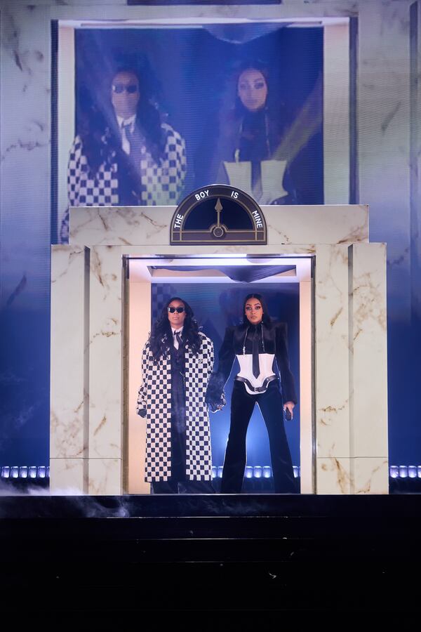 Grammy-winning singers Brandy and Monica kicked off The Boy Is Mine Tour in Cincinnati in October. They brought their show to Atlanta on Friday, Oct. 31, 2025, with many special guests. (Courtesy)