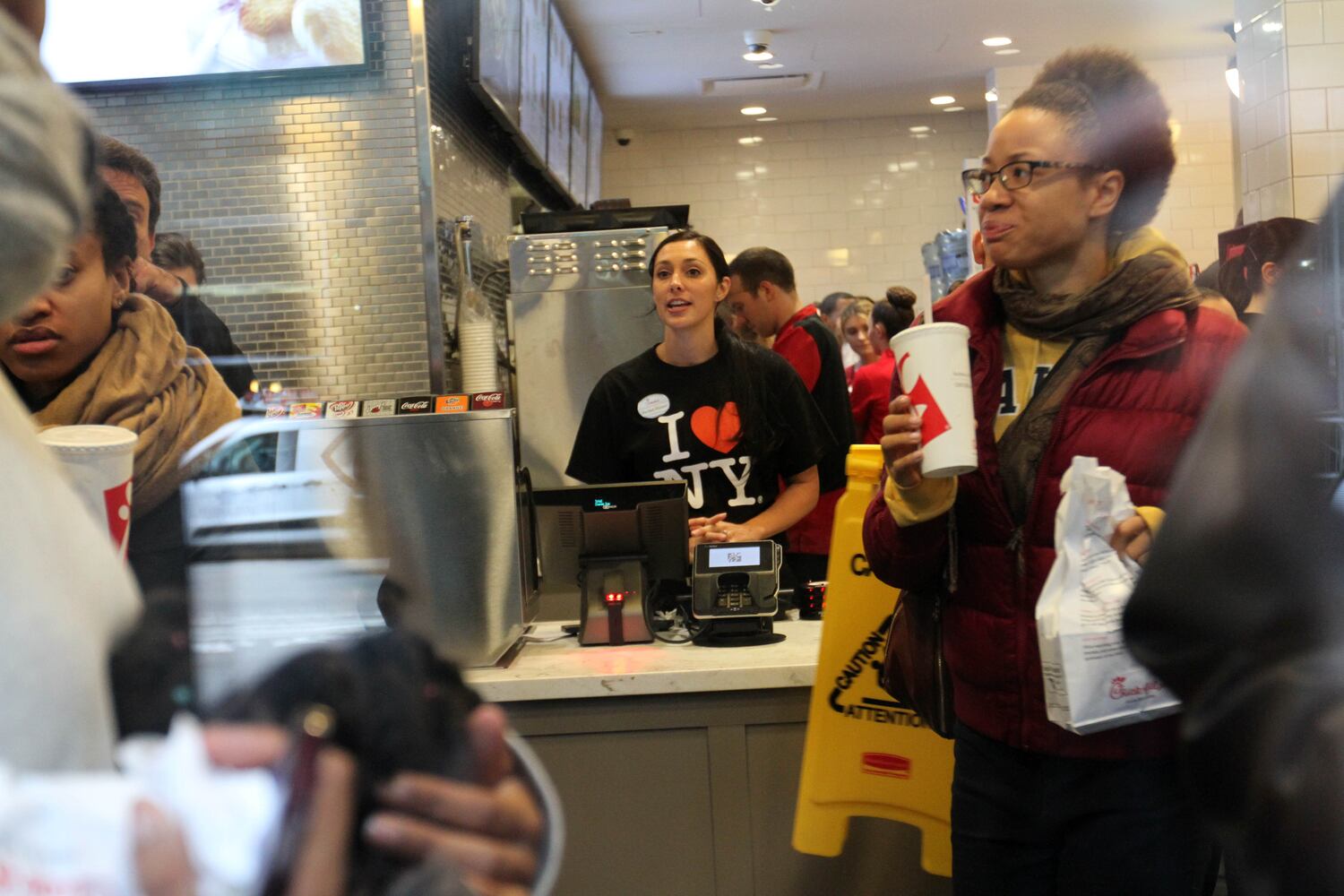 NYC Chick-fil-A opens its doors