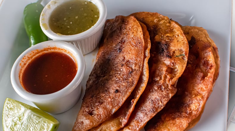 Quesabirria from the menu of Birrieria Landeros.