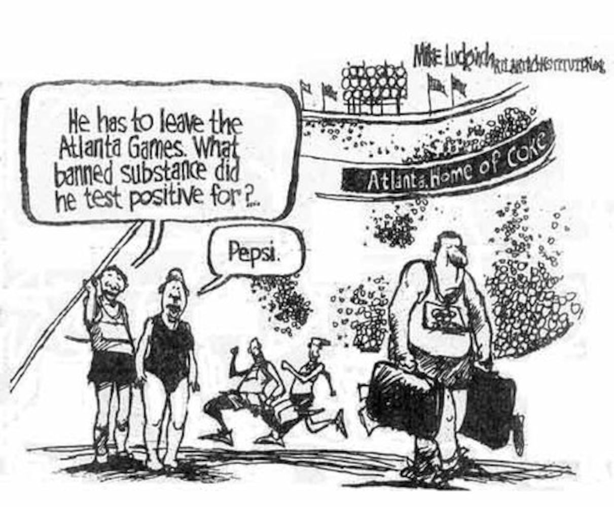 Mike Luckovich cartoons: Olympics 1996-2008