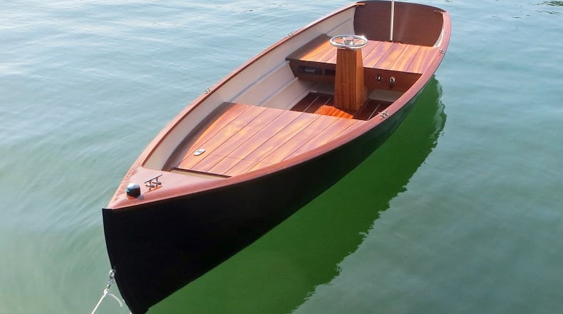 Atlantan Ed Duggan’s sapele mahogany skiffs graced the pages of Garden & Gun as a runner-up placer in the 2014 Made in the South awards.