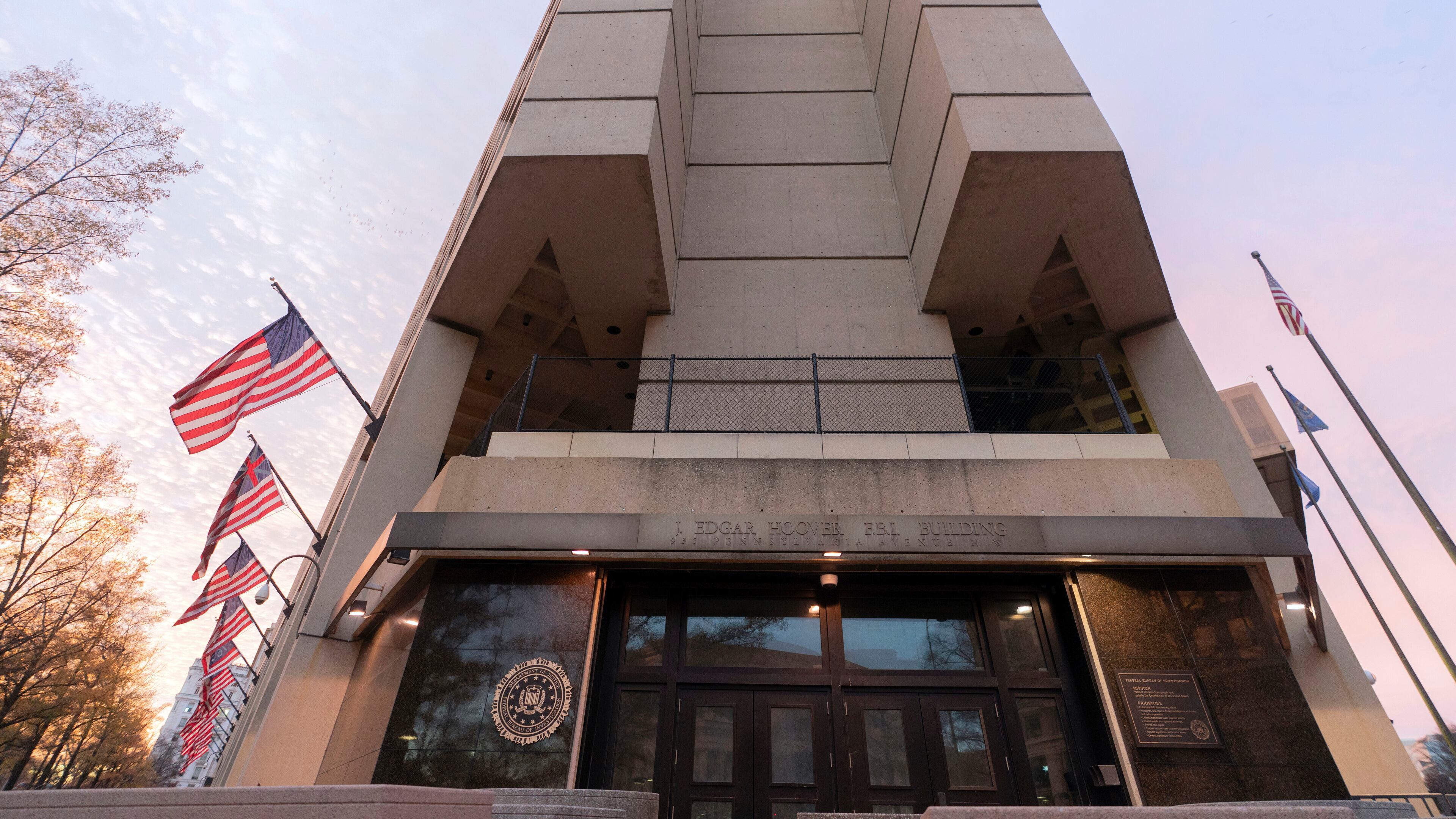 FILE - The FBI headquarters building is seen in Washington, Dec. 7, 2024. (AP Photo/Jose Luis Magana, File)