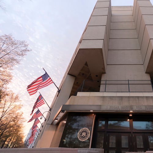 FILE - The FBI headquarters building is seen in Washington, Dec. 7, 2024. (AP Photo/Jose Luis Magana, File)