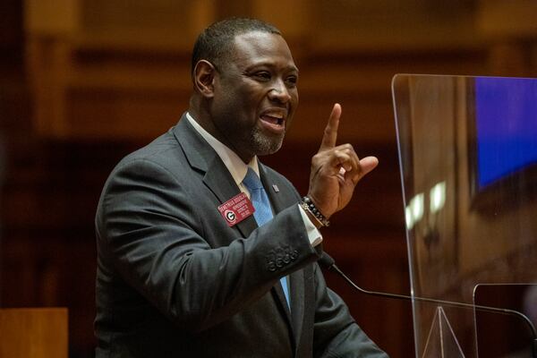 State Rep. Demetrius Douglas, D-Stockbridge, seen here in 2021. (Alyssa Pointer/AJC)