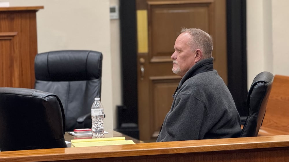 Eric Delma Head sits in Bibb County Superior Court in Macon on Tuesday, Oct. 28, 2025, before closing arguments in his homicide-by-vessel trial. Head faces upward of 20 years in prison if sentenced to maximum penalties. (Joe Kovac Jr./AJC)