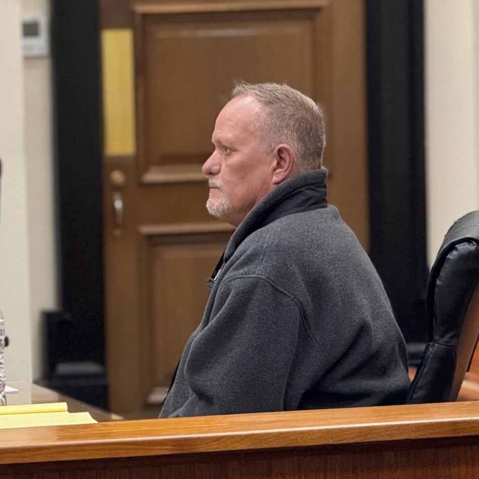 Eric Delma Head sits in Bibb County Superior Court in Macon on Tuesday, Oct. 28, 2025, before closing arguments in his homicide-by-vessel trial. Head faces upward of 20 years in prison if sentenced to maximum penalties. (Joe Kovac Jr./AJC)