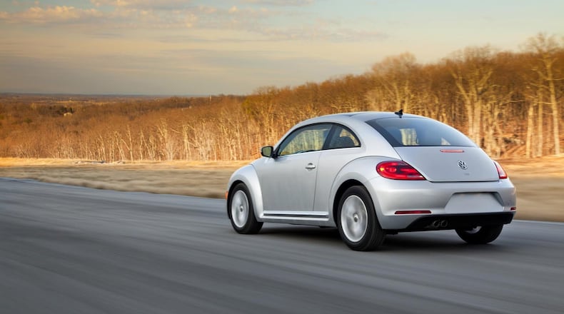 The 2014 Volkswagen Beetle TDI shown here is among the models covered by landmark settlements reached between state and federal regulators and Volkswagen. (Volkswagen/MCT)