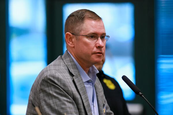 Dunwoody Police Chief Mike Carlson says the technology has been a game-changer in terms of his own department’s ability to respond to crimes and quickly track down suspects.  (Jason Getz/AJC)