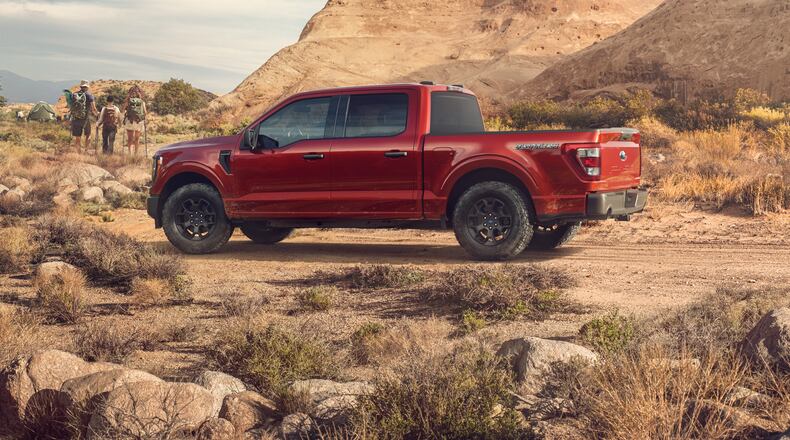 The Ford F-150 Rattler comes with sensors in its shocks to measure the weight of your cargo. (Photo courtesy of Ford)