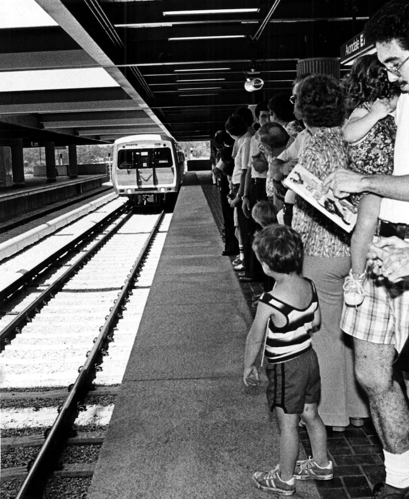 Here comes the train