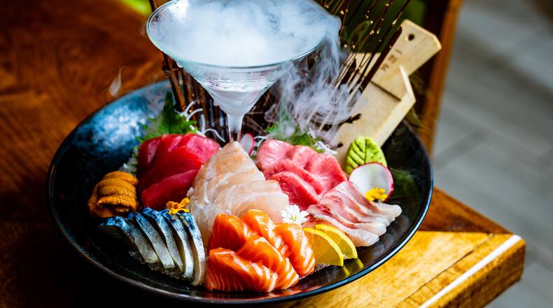The seasonal sashimi platter at Chirori, one of the restaurants that opened last year on the Westside. CONTRIBUTED BY HENRI HOLLIS