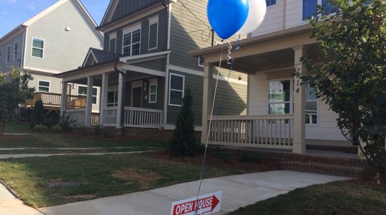 The Mechanicsville Cityside community south of downtown Atlanta features 74 detached houses in the community near Turner Field. The public-private venture between the state, city and private sector developers is a first of its kind, offering homes at rents affordable for households earning 60 percent of the area median income. Residents can obtain the homes through a lease-purchase arrangement. J. Scott Trubey/strubey@ajc.com
