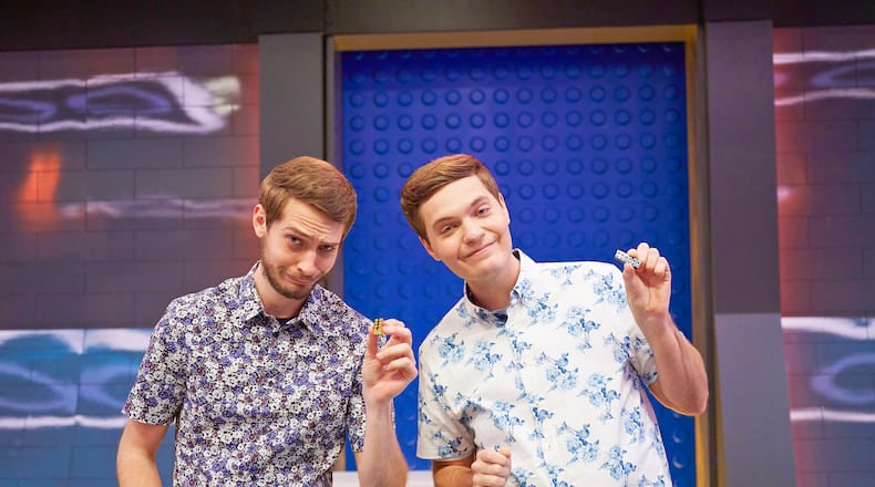 L-R: Contestants Steven and Mark in the “Flip My Block” episode of Fox's 'Lego Masters' that aired Aug. 31, 202. CR: Tom Griscom/FOX