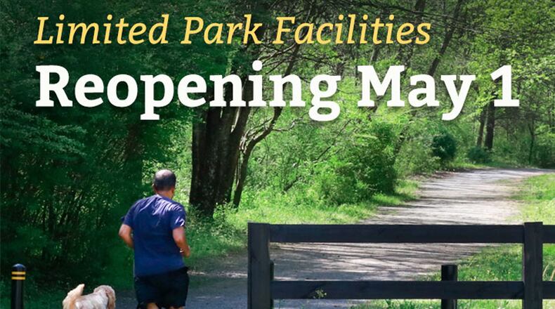 Certain outdoor facilities of Forsyth County Parks & Recreation will begin reopening to the public on Friday, May 1. FORSYTH COUNTY