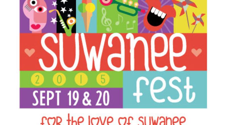 Suwanee seeks new logo design for Suwanee Fest 2017. Each year, amateur and professional artists compete to design the festival logo. Courtesy City of Suwanee