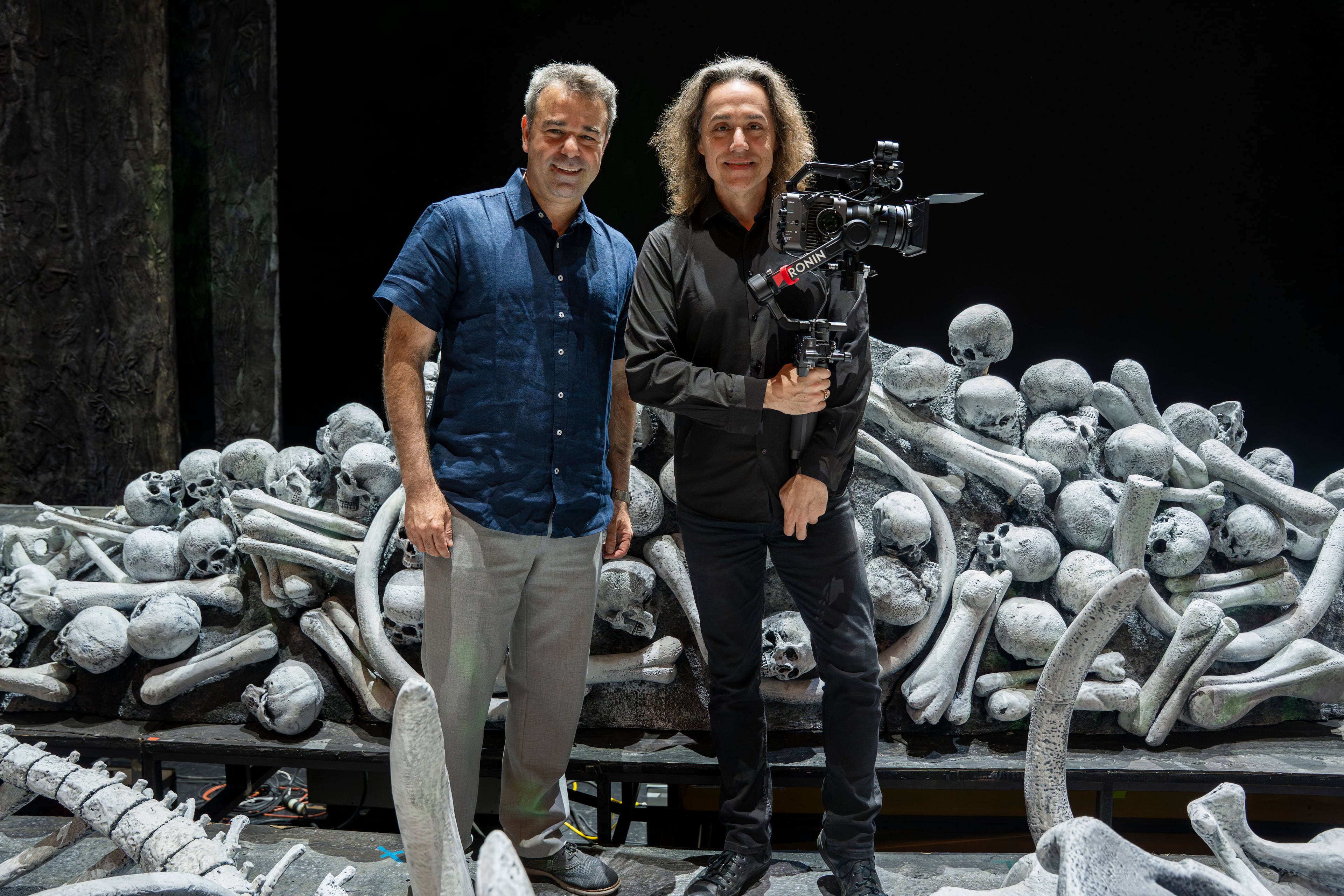 Tomer Zvulun (left) and Felipe Barral share a passion for cinematic storytelling. (Olivia Bowdoin for the AJC)