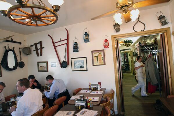 Bobby and June's Kountry Kitchen showed off Southern decor and memorabilia. / AJC file photo
