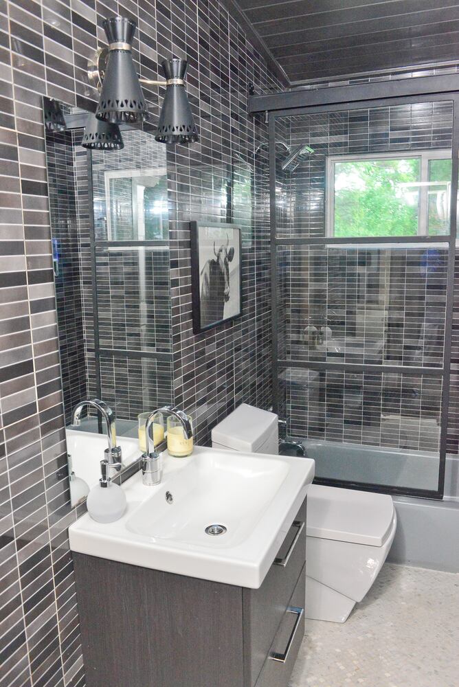 The guest bathroom