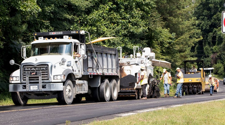Gwinnett recently approved $28M in contracts with E.R. Snell Contractors to resurface county roads. Courtesy E.R. Snell Contractors