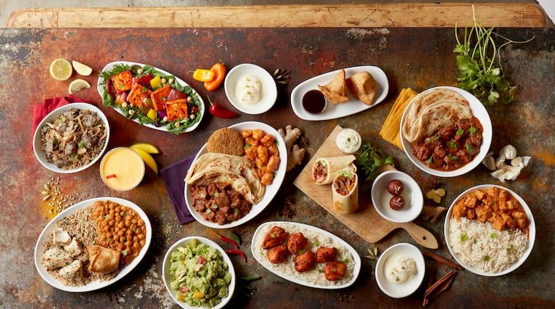 Dishes from the menu of Sankranti, set to open in Dunwoody. / Courtesy of Sankranti