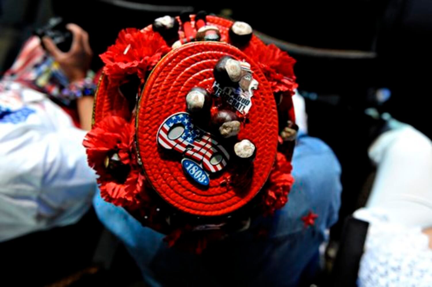 At Democratic convention, the hats are the thing