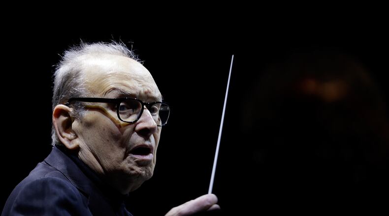 Oscar-winning Italian composer Ennio Morricone, who created the coyote-howl theme for the iconic Spaghetti Western “The Good, the Bad and the Ugly” and often haunting soundtracks for such classic Hollywood gangster movies as “The Untouchables” and the epic “Once Upon A Time In America,” died Monday. He was 91.