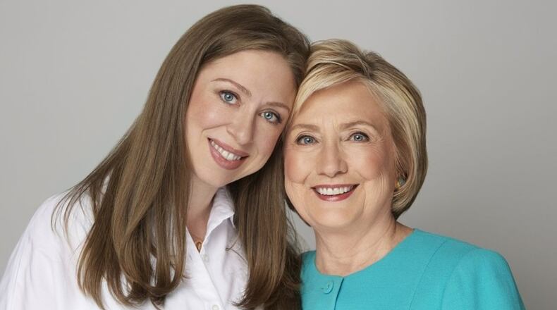 Hillary and Chelsea Clinton.
