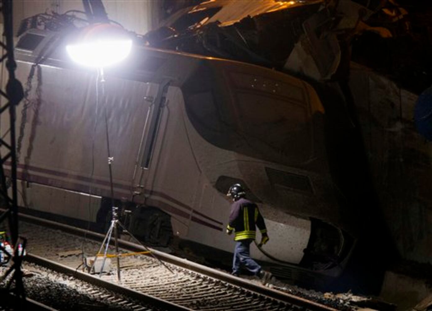 Spain Train Derailment