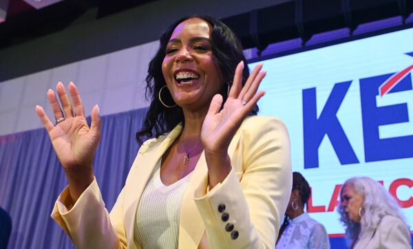 Former Atlanta Mayor Keisha Lance Bottoms wins the Democratic nomination for governor on Tuesday. (Natrice Miller/AJC)