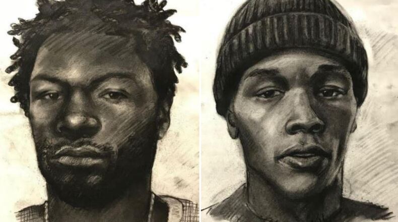 The two suspects were described as men in their early 20s, both about 6 feet tall with slender builds, according to University of Georgia police.