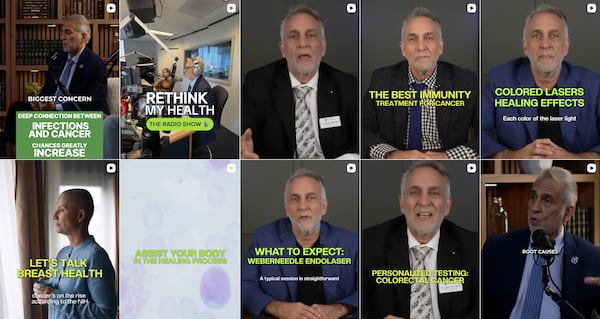 Gez Agolli, the co-founder of Progressive Medical Center, appears in many of the clinic's videos posted on Instagram. Progressive says Agolli doesn't provide medical care to patients and that his social media videos are based on material “he has gleaned from many years working in the health care field” as well as seminars and “advanced degree programs.” (Progressive Medical Center)