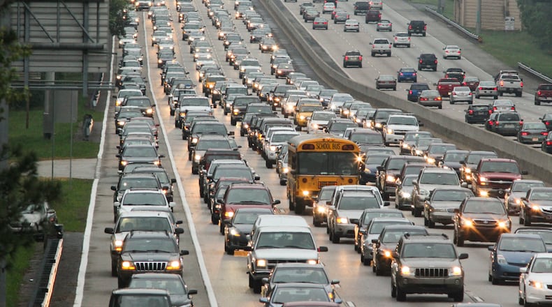 According to a new report, Atlanta commuters spend an average of 70.8 hours stuck in traffic each year.