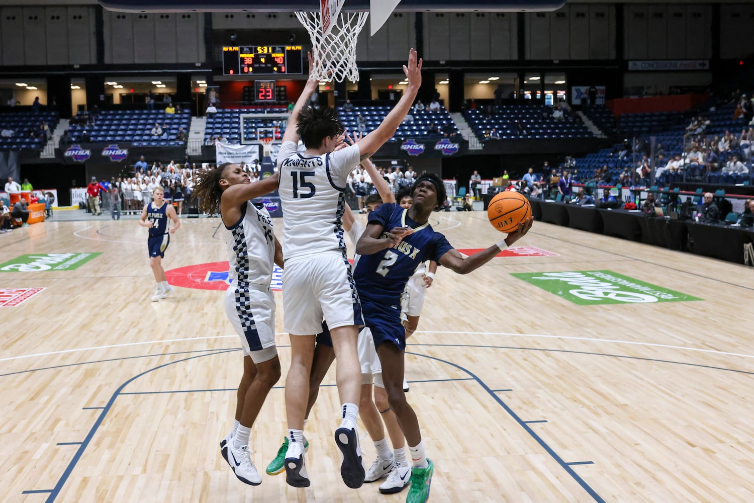 4A Boys State Championship game between St. Pius X and Pace Academy